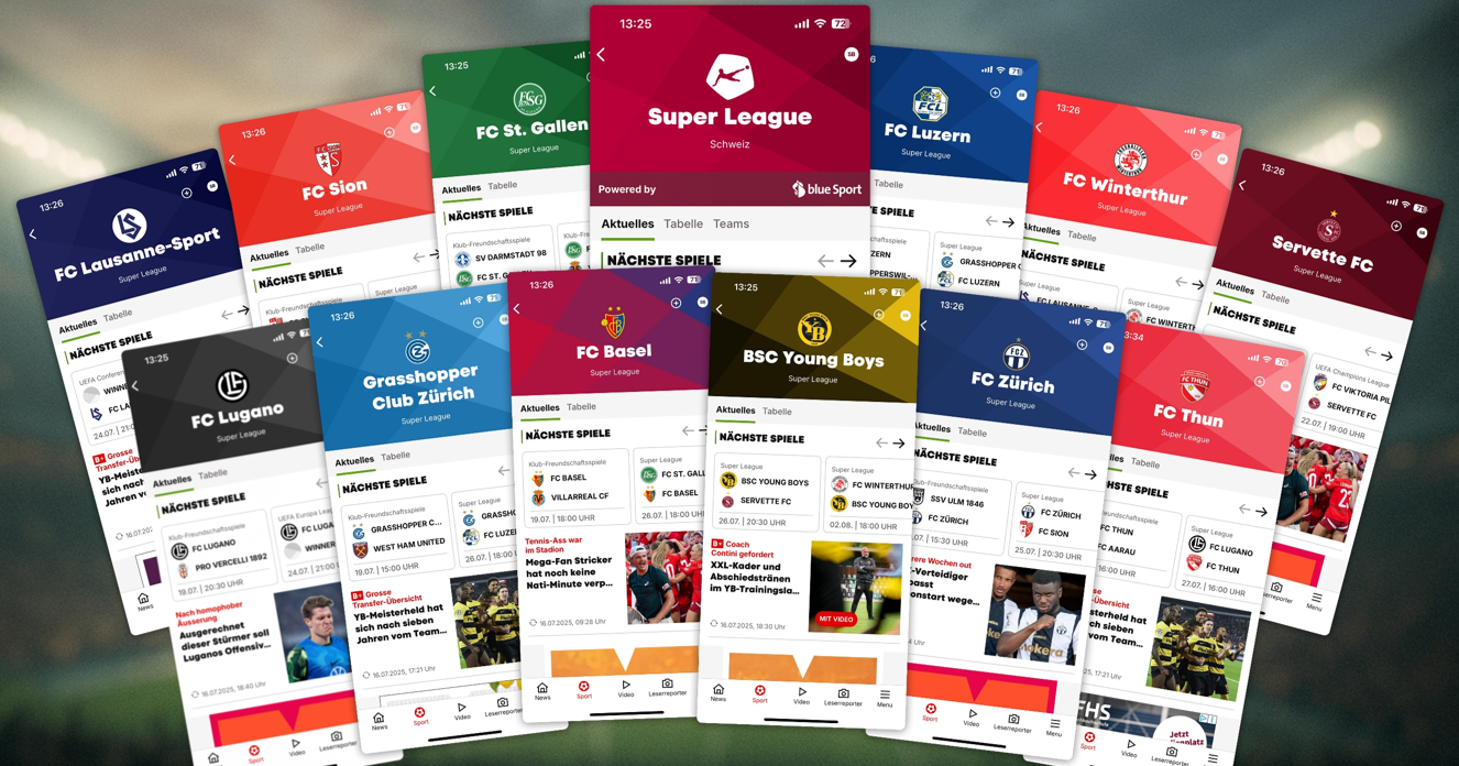 Noch näher dran und keine News mehr verpassen: Blick revolutioniert mit dem Feature «Follow My Team» seine Sport-Experience